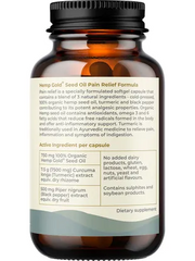 Load image into Gallery viewer, HEMP FOODS AUSTRALIA Pain Relief with Hemp Gold Seed Oil - 60 softgel caps