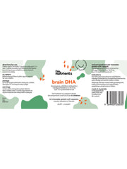 Load image into Gallery viewer, I'm Nutrients BRAIN DHA Brain Development and Function In Children - 30 Natural Blueberry Flavoured Chewable Gelatin Soft Caps