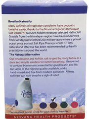 Load image into Gallery viewer, **NEW PRODUCT**Nirvana Organics HIMALAYAN CRYSTAL SALT INHALER - Personal Ceramic Salt-pipe Inhaler