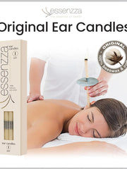 Load image into Gallery viewer, ESSENZZA Ear Candles, 100% Beeswax & Cotton - 2 pairs
