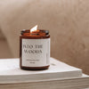 Scents Journey Coconut Soy Wax Candle INTO THE WOODS (Bergamot + Sandalwood + Oud) 230g