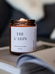 Load image into Gallery viewer, Scents Journey Coconut Soy Wax Candle THE CABIN (Teakwood + Patchouli + Musk + Neroli) 230g