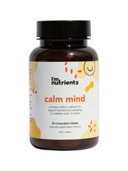 Load image into Gallery viewer, I'M NUTRIENTS Calm Mind Chewable Tablets Natural Watermelon Flavour For Kids 30 or 60Tabs