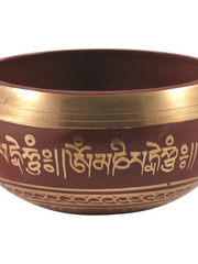 Load image into Gallery viewer, SALTCO Tibetan Singing Bowl, Red, Medium - 12cm