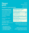 NEURO GUM Energy and Focus Boosting Nootropic MINTS - 12 piece pack