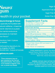 Load image into Gallery viewer, **LIMITED NEW STOCK**NEURO GUM Energy and Focus Boosting Nootropic MINTS - 12 piece pack