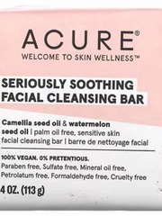 Load image into Gallery viewer, Acure Incredibly Clear Facial Cleansing Bar With Camellia Seed Oil & Watermelon Seed Oil - 113g (VEGAN, PHALATE-F