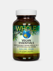 Load image into Gallery viewer, Whole Earth & Sea Vegan Essentials - 60 Softgel Caps