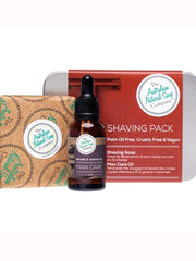 Load image into Gallery viewer, The Aust. Natural Soap Co Shaving Pack (Shaving Soap Bar 100g & Beard Oil 25mL)