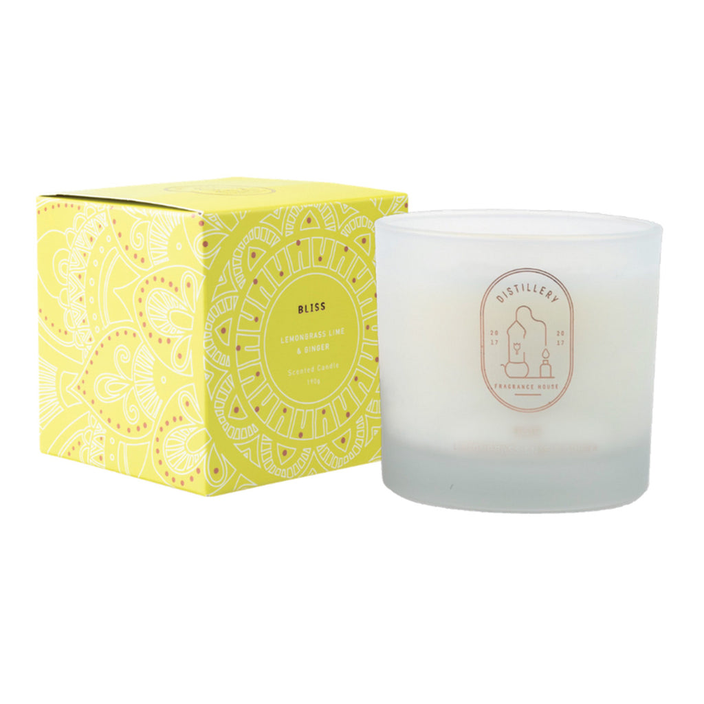 Distillery Fragrance House Soy Candle Bliss Lemongrass Lime & Ginger
