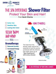 Load image into Gallery viewer, Enviro Products Designer Shower Filter (Chrome) With Aromatherapy Ring - Lasts up to 12 Months