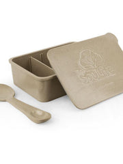 Load image into Gallery viewer, **20% OFF**EcoSouLife Rice Husk On The Go Lunch Box Spork Set (L17cm x W12cm x H5.5cm) *LAST ONE*