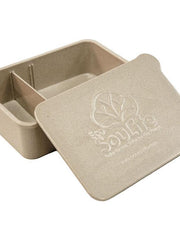 Load image into Gallery viewer, **20% OFF**EcoSouLife Rice Husk On The Go Lunch Box Spork Set (L17cm x W12cm x H5.5cm) *LAST ONE*