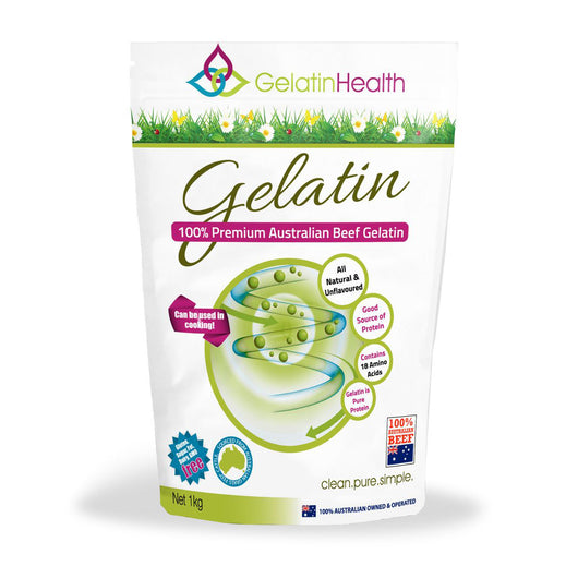 Gelatin Health Digestive Health Gelatin 1kg 100% AUSTRALIAN, GUT & JOINT SUPPORT