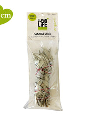 Load image into Gallery viewer, Luvin Life White Sage Organic Smudge Stick Small 16cm SPACE CLEARING - The Healthy Household