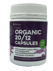 Load image into Gallery viewer, Probiotic Foods for Everyone  ORGANIC 20/12, 18 Organic Fermented Prebiotic & Probiotic Wholefoods  -  CAPSULES OR POWDER