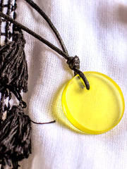 Load image into Gallery viewer, Orgone Effects STELLAR PENDANT YELLOW® Portable Personal Protection Against EMR