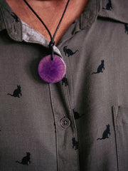 Load image into Gallery viewer, Orgone Effects STELLAR PENDANT VIOLET FLAME® Portable Personal EMR Protection