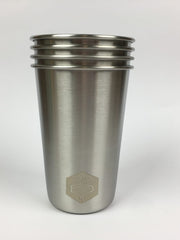 Load image into Gallery viewer, Ever Eco Stainless Steel Drinking Cups 4 x 500mL - The Healthy Household