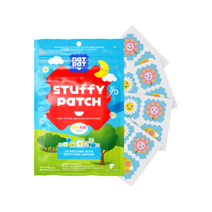 NATPAT Stuffy Patch 100% Natural Essential Oil Patches - 24 pack