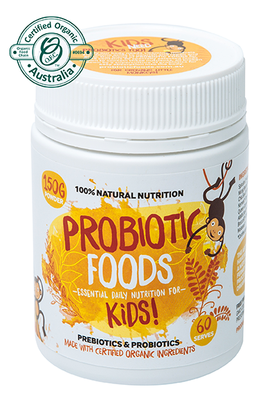 Probiotic Foods For Kids - Prebiotics & Probiotics 100% Natural Nutrition 60 Serves (Powder)  150gm