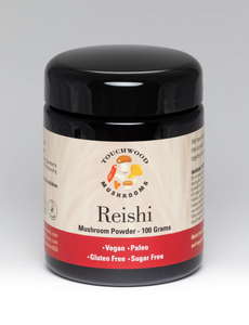 Touchwood Mushrooms Organic REISHI Mushroom Powder - 100g CALMING, RELAXING, SLEEP