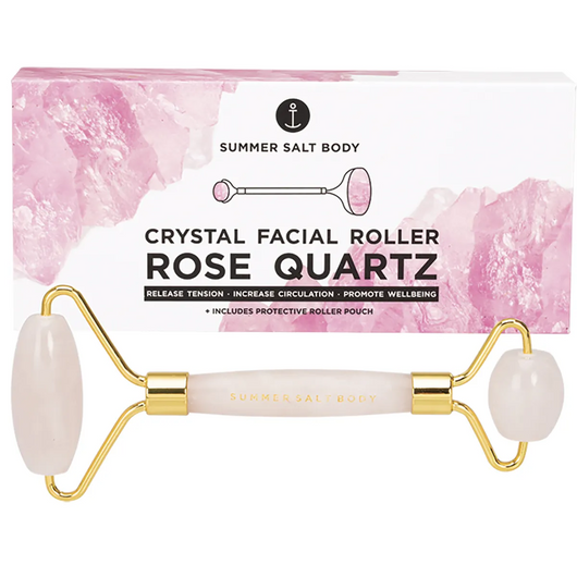 SUMMER SALT BODY Crystal Facial Roller Rose Quartz