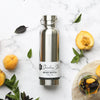 EVER ECO Brushed Stainless Steel Drink Bottle - Double Wall Vacuum Insulated  - 750ml
