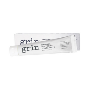 GRIN Whitening Natural Toothpaste - With Fluoride 100g