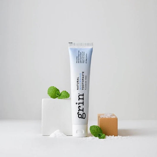 GRIN Whitening Natural Toothpaste - Fluoride Free 100g