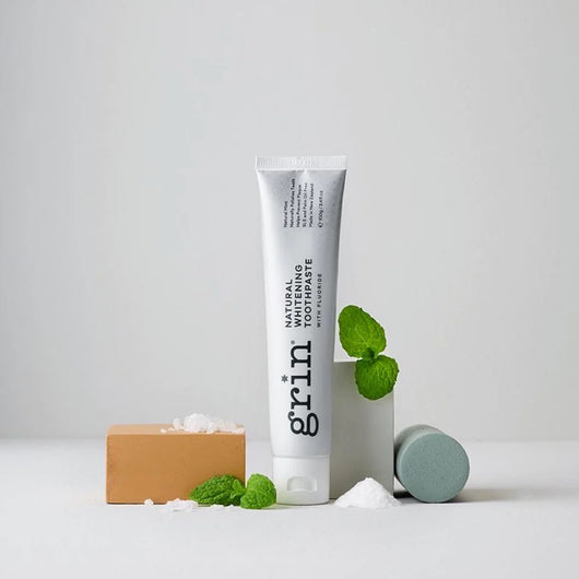 GRIN Whitening Natural Toothpaste - With Fluoride 100g