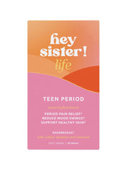 Load image into Gallery viewer, hey sister! life - TEEN PERIOD - Period Pain Relief - 28 tabs (EXP 11/29)