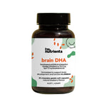 Load image into Gallery viewer, I'm Nutrients BRAIN DHA Brain Development and Function In Children - 30 Natural Blueberry Flavoured Chewable Gelatin Soft Caps
