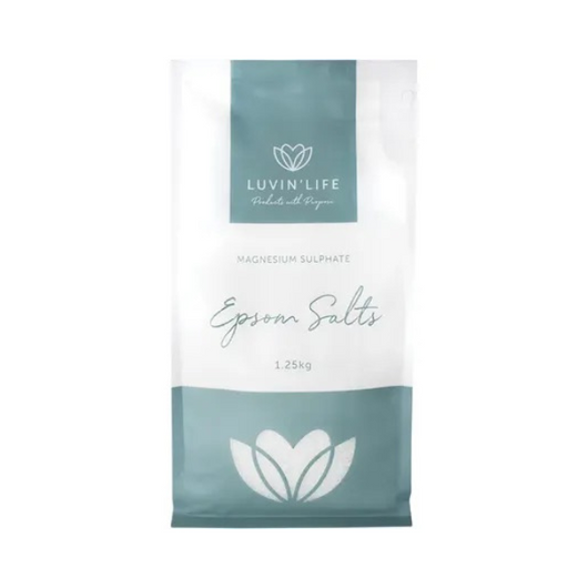 Luvin Life Epsom Salts Magnesium Sulphate Pharmaceutical Grade 1.25kg