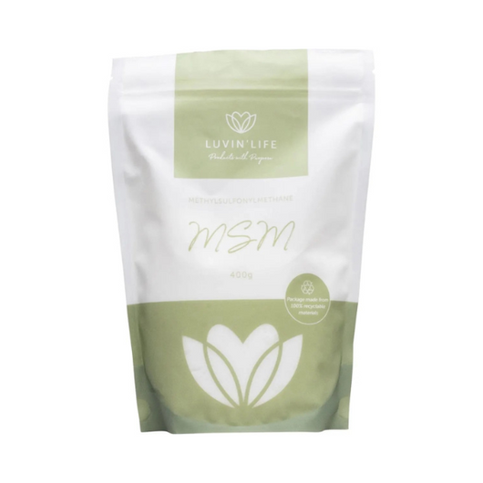 Luvin Life MSM (Methyl Sulphonyl Methane) Natural 400g