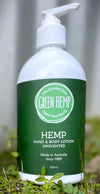 GREEN HEMP Hand & Body Lotion, Unscented - 500ml
