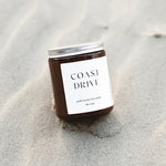 Load image into Gallery viewer, Scents Journey Coconut Soy Wax Candle COAST DRIVE (Sea Salt + Sandalwood + Eucalyptus Mint) 230g
