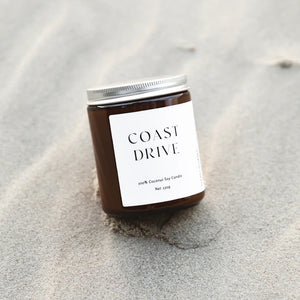 Scents Journey Coconut Soy Wax Candle Coast Drive (Sea Salt + Sandalwood + Eucalyptus Mint) 230g