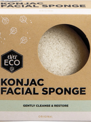 Load image into Gallery viewer, EVER ECO Konjac Facial Sponge Original  **COMPOSTABLE**
