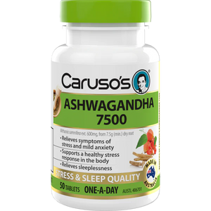CARUSO'S Ashwagandha 7500 - 50 tablets