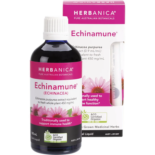 PPC HERBS Herbanical Herbal Tincture Echinamune Echinacea 100ml 100% ORGANIC