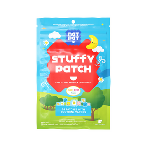 NATPAT Stuffy Patch 100% Natural Essential Oil Patches - 24 pack