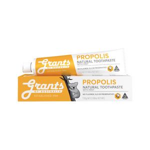 Grants Natural Toothpaste Fresh Mint with Tea Tree Oil (Fluoride Free) 110g SLS FREE