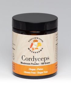 Touchwood Mushrooms Organic CORDYCEPS Mushroom Powder - 100g IMPROVED PHYSICAL PERFORMANCE, ANTI-AGING