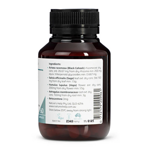 NATURE'S HELP Meno Cool Hot Flushes - 60 caps