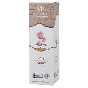 Mt Retour Organic Rose Hydrosol 125ml