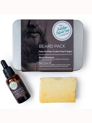 Load image into Gallery viewer, The Aust. Natural Soap Co Beard Pack (Beard Shampoo Bar 100g &amp; Beard Oil 25mL)
