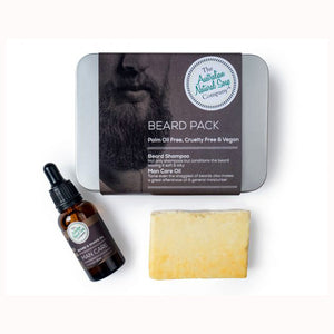 The Aust. Natural Soap Co Beard Pack (Beard Shampoo Bar 100g & Beard Oil 25mL)
