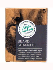 Load image into Gallery viewer, The Aust. Natural Soap Co Beard Shampoo Soap Bar (Sensitive Skin, Vegan) 100g
