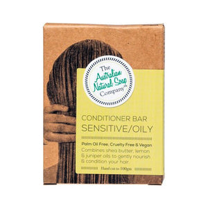 The Aust. Natural Soap Co Solid Conditioner Bar (Sensitive/Oily) 100g *LAST ONES LEFT*